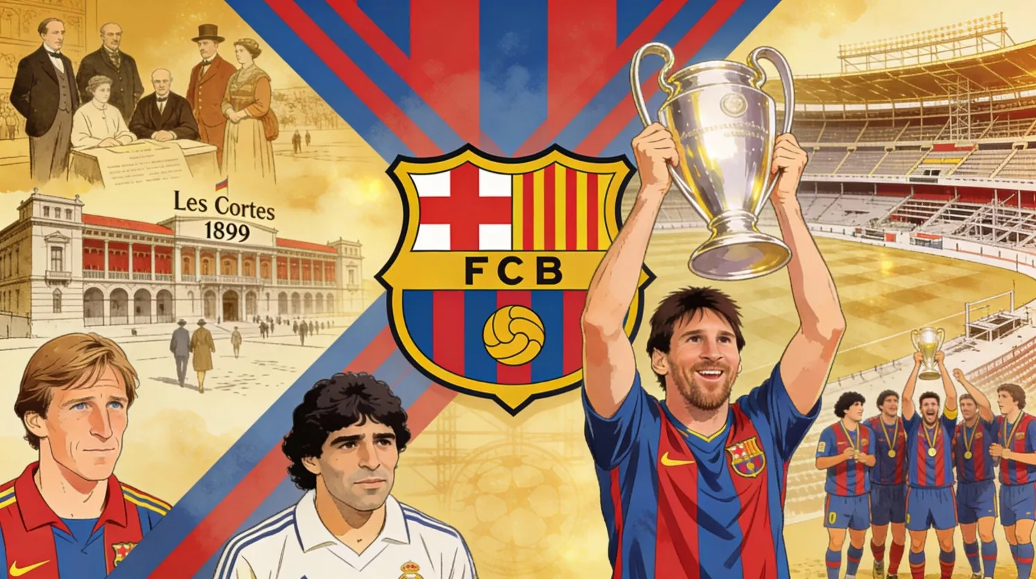 История ФК Барселона: путь клуба от основания до наших дней
