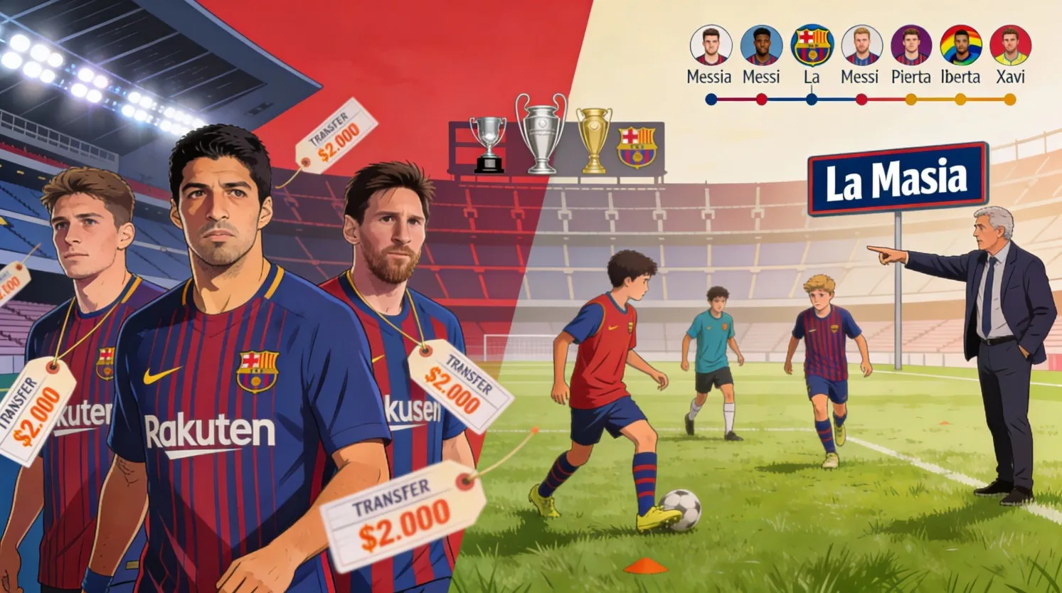 Нужны ли Барселоне громкие трансферы или ставка на Ла Масию оправдана